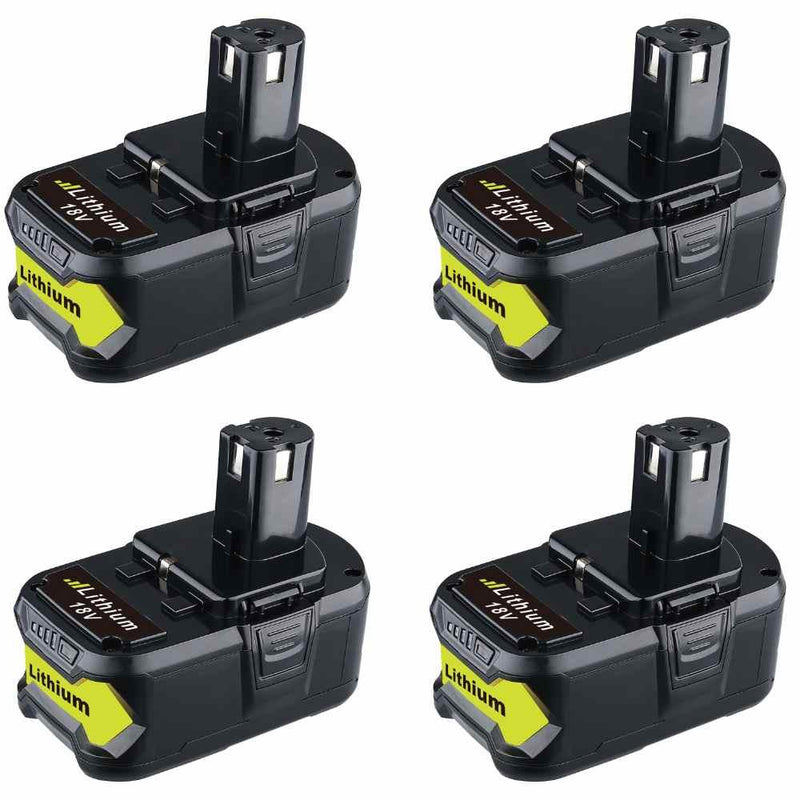 4 Packs 7.0Ah For Ryobi 18V P108 Battery replacement | High Capacity Li-ion Battery - Triple-Batteries