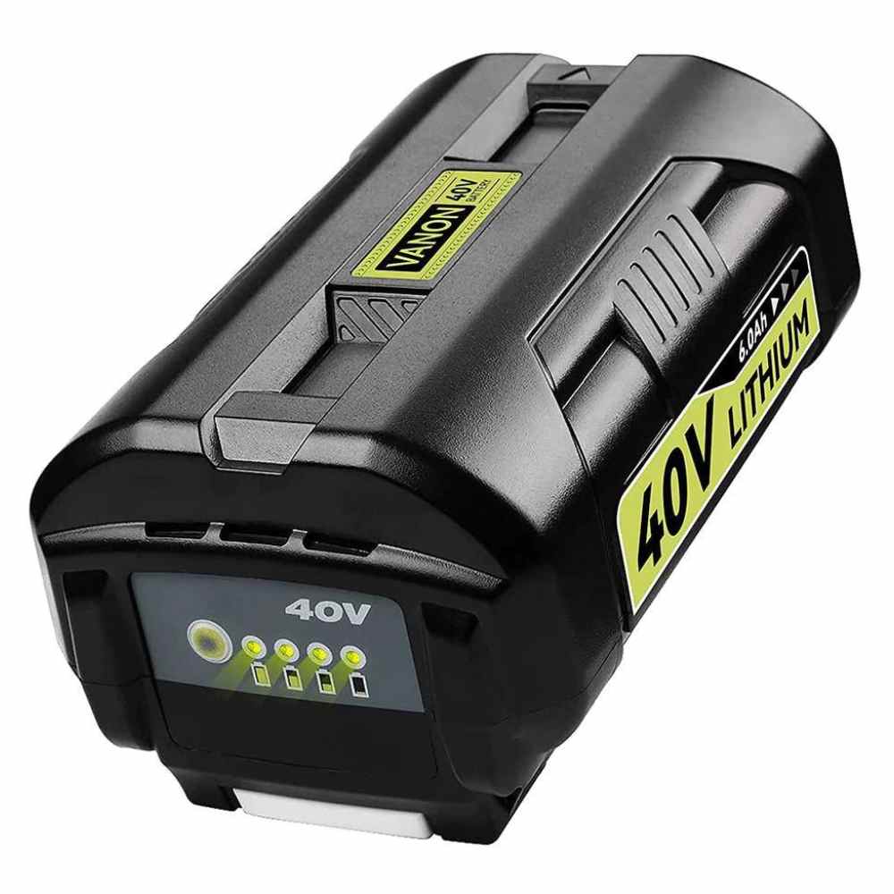 FOR RYOBI 40V BATTERY 6.0AH REPLACEMENT | OP4026 LITHIUM-ION BATTERY WITH LED INDICATOR