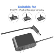 For Dyson Charger V6 V7 V8 / Cable Free-Handheld Stick Vacuum Power Supply Cord Charger - Triple-Batteries