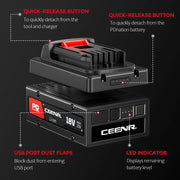 Ceenr® 4.0Ah PDnation Battery For Worx 20V WA3408 Power Tools - Triple-Batteries