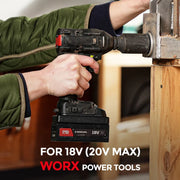 Ceenr® 4.0Ah PDnation Battery For Worx 20V WA3408 Power Tools - Triple-Batteries