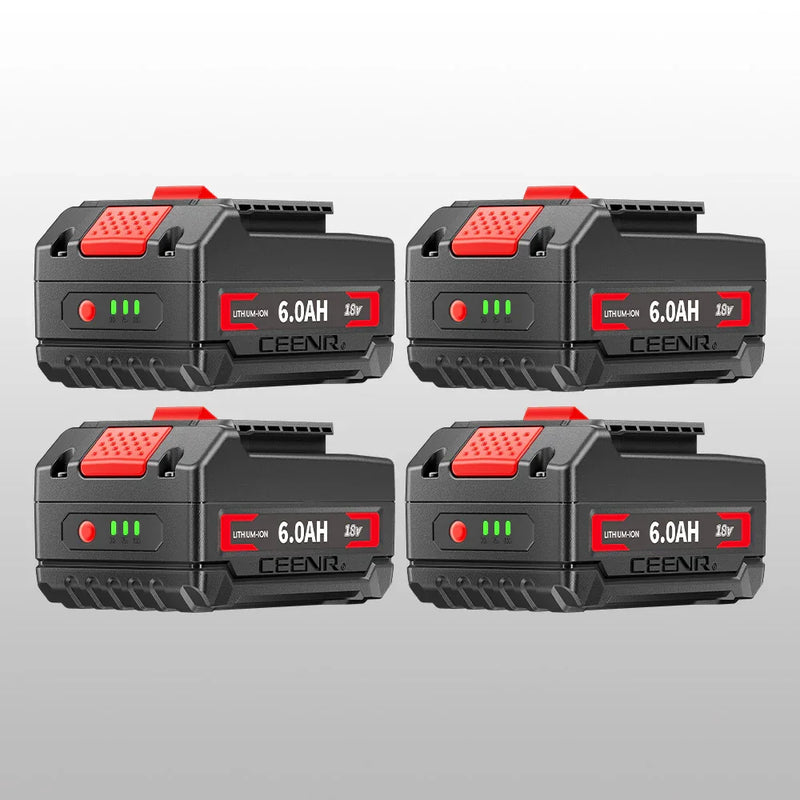 Ceenr 6.0Ah Battery For Bosch 18V 4 Pack | Replacement Model BAT610G, with LG Battery Cell (INR18650HG2) - Triple-Batteries