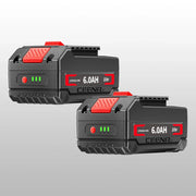 Ceenr 6.0Ah Battery For Bosch 18V 2 Pack | Replacement Model BAT610G, with LG Battery Cell (INR18650HG2) - Triple-Batteries