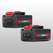 Ceenr 6.0Ah Battery For Worx 18V(20V Max) 2 Pack | Model WA3551, with LG Battery Cell (INR18650HG2) - Triple-Batteries