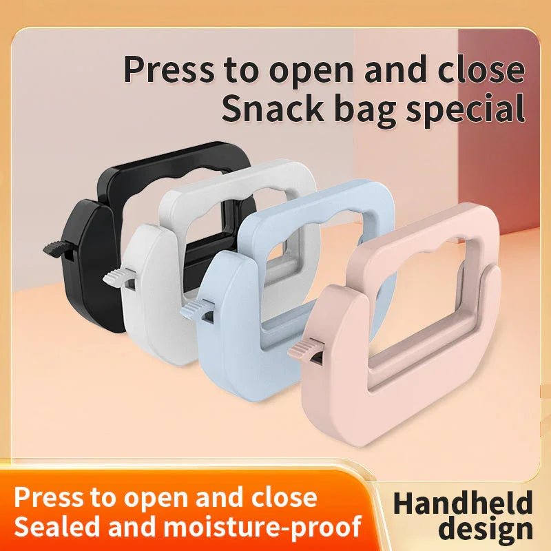 4pcs Plastic Bag Sealing Clamp For, Household Kitchen Food Sealing Clip - Triple-Batteries