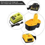 6.0Ah For Dewalt 18V Battery Replacement | DC9096 DC9098 DW9096 DW9098 Li-ion Battery - Triple-Batteries
