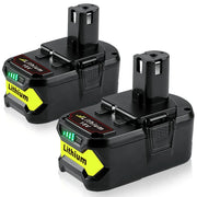 2 Packs 7.0Ah For Ryobi 18V P108 Battery replacement | High Capacity Li-ion Battery - Triple-Batteries