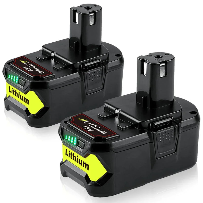 2 Packs 7.0Ah For Ryobi 18V P108 Battery replacement | High Capacity Li-ion Battery - Triple-Batteries