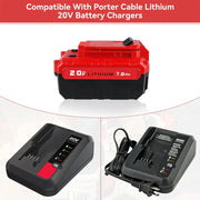 For Porter Cable 20V Battery Replacement | PCC685L 7.0Ah Li-ion Battery | PCC600 PCC680L PCC640 Battery - Triple-Batteries