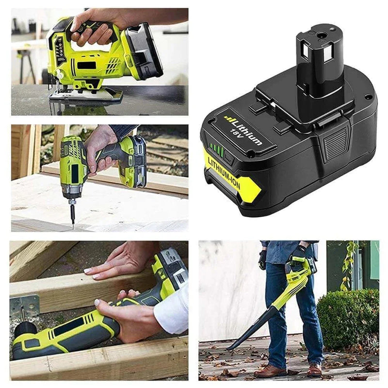 2 Packs 7.0Ah For Ryobi 18V P108 Battery replacement | High Capacity Li-ion Battery - Triple-Batteries