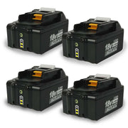4 Pack For Makita 18V Battery Replacement | BL1850B 5.0Ah Li-ion Battery With LED Indicator I BL1840 BL1850 BL1830 - Triple-Batteries