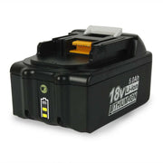 For Makita 18V Battery Replacement | BL1850B 5.0Ah Li-ion Battery With LED Indicator I BL1840 BL1850 BL1830 - Triple-Batteries