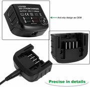 For Black and Decker 10.8V-20V Lithium Charger LCS1620 | LBXR20 LBXR20-OPE Charger - Triple-Batteries