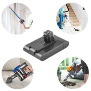 22.2V For Dyson 6.4Ah DC31 Battery (Type A) DC34 DC35 DC44 Handheld Vacuum Battery Replacement - Triple-Batteries
