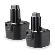 For Dewalt 9.6V Battery Replacement DC9062 4.8Ah Battery 2 Pack - Triple-Batteries