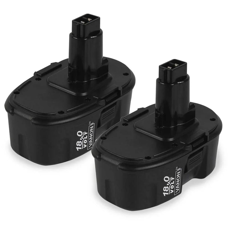 For Dewalt 18V XRP Battery Replacement | DC9096 DC9098 3600mAh Ni-MH Battery 2 Pack - Triple-Batteries