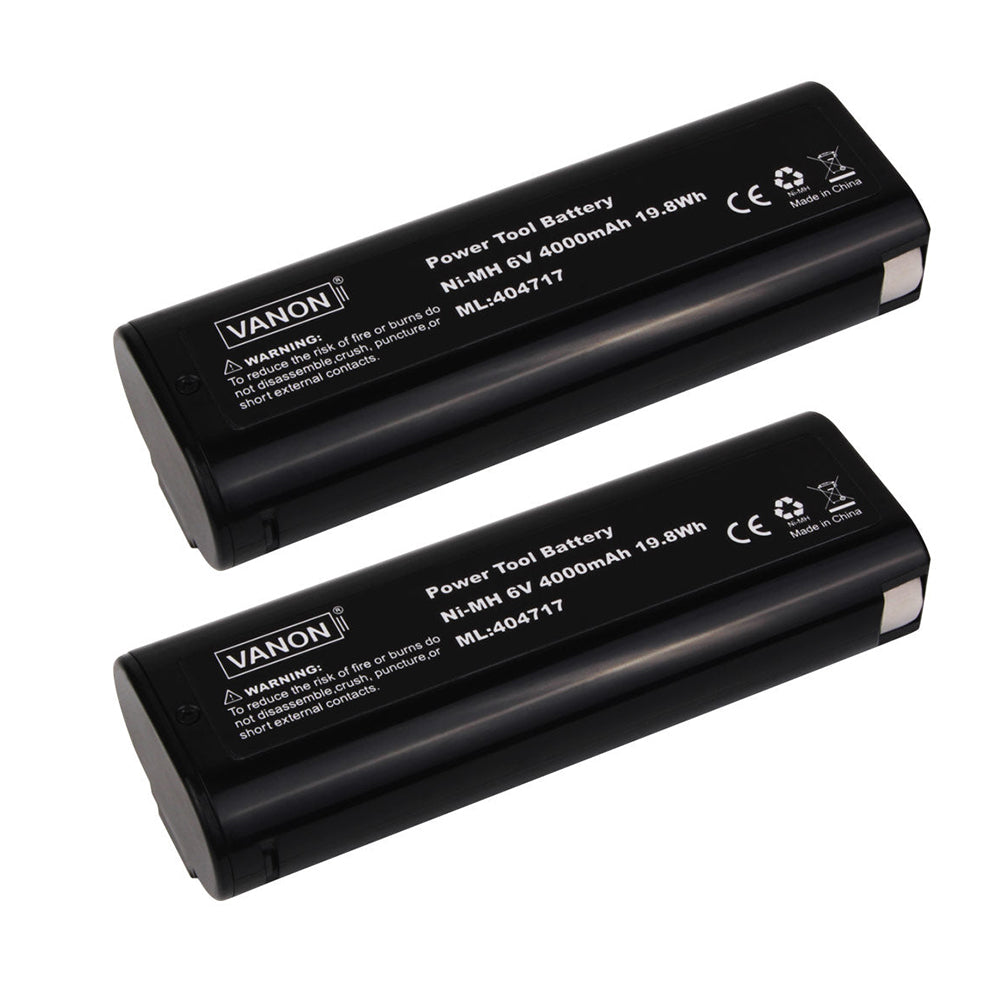 For Paslode 6V Battery Replacement | 404717 4.0Ah Ni-MH Battery 2 Pack