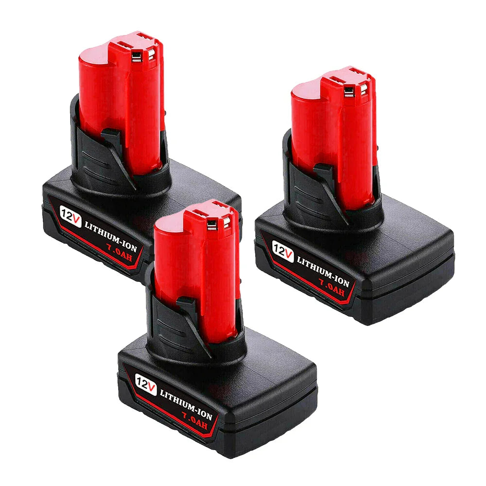 ARyee Lot de 2 batteries de 12 V 6,0 Ah pour remplacement de batterie M12 compatible avec batterie lithium-ion de Milwaukee 48-11-2401 48-11-2412 48-11-2411 48-11-2420 48-11-2440 outils électriques ARyee Lot de 2 batteries de 12 V 6,0 Ah pour remplacement de batterie M12 compatible avec batterie lithium-ion de Milwaukee 48-11-2401 48-11-2412 48-11-2411 48-11-2420 48-11-2440 outils électriques