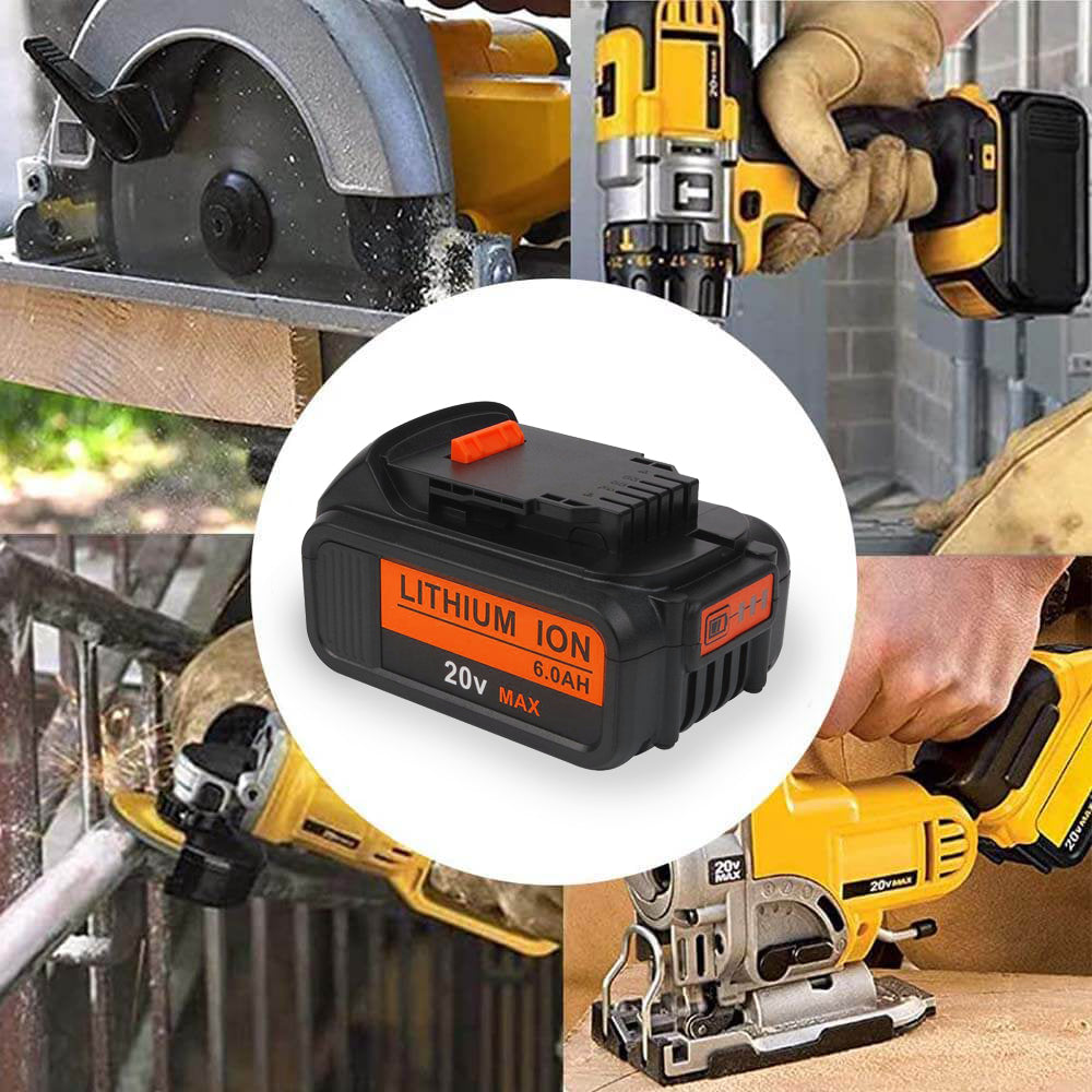 For DeWalt DCB200 20V Max Battery Replacement | Li-ion Battery 6.0Ah