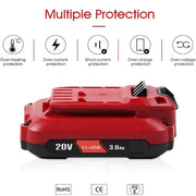 For Craftsman V20 CMCB203 Battery Replacment | 20V 3.0Ah CMCB204 CMCB206 Li-ion Battery Replacment - Triple-Batteries