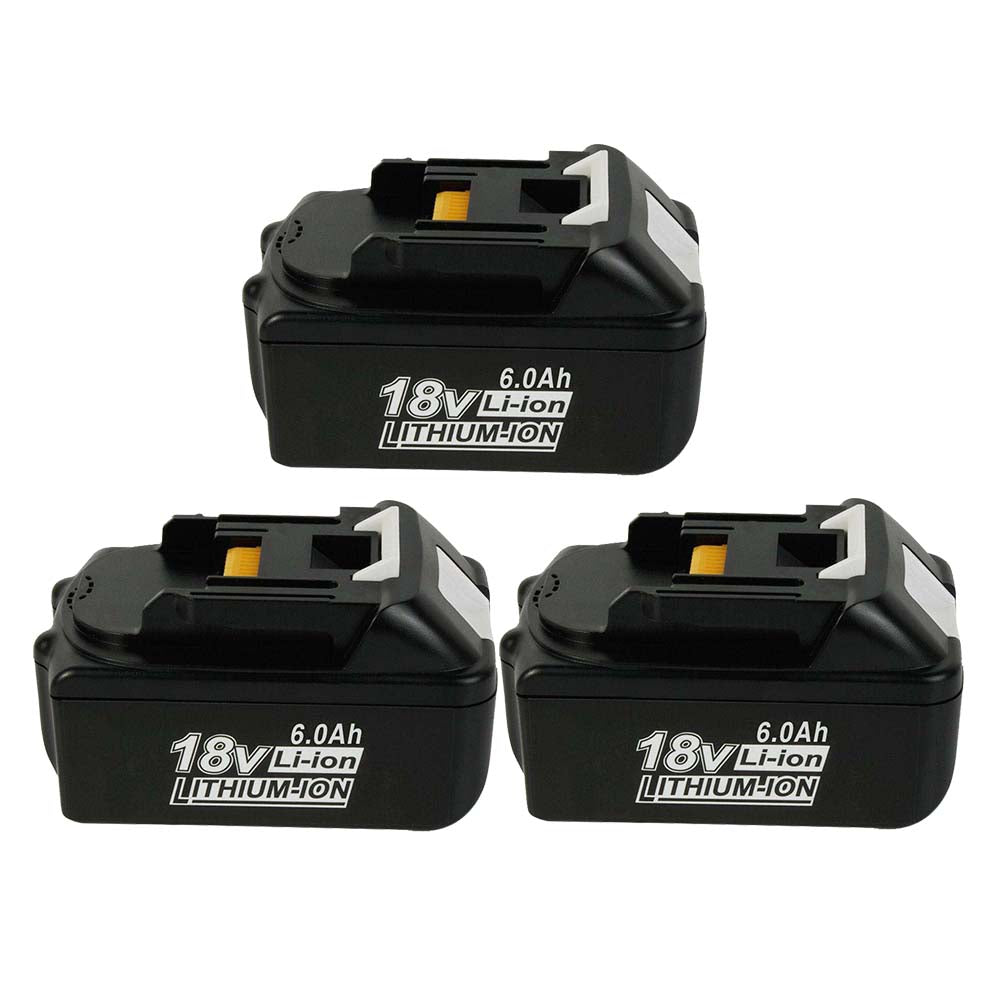For Makita 18V Battery Replacement | BL1830 6.0Ah Li-ion Battery 3 Pack