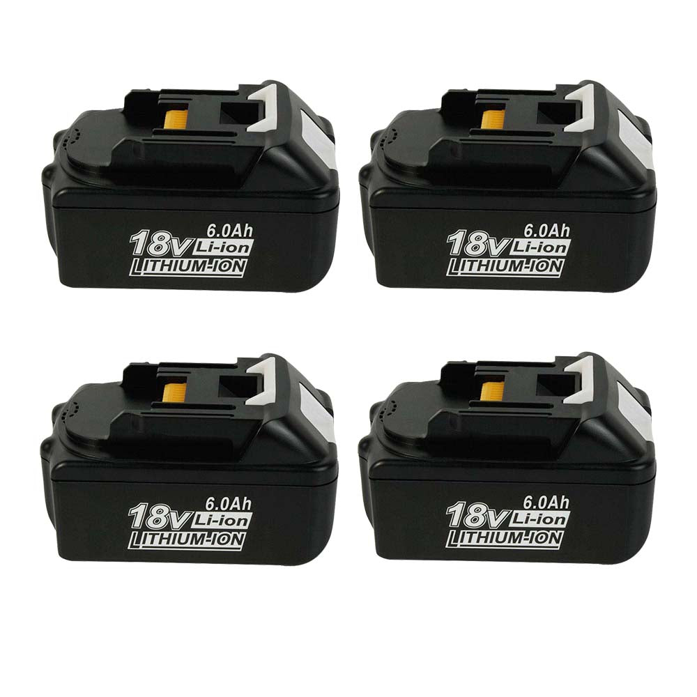 For Makita 18V Battery Replacement | BL1830 6.0Ah Li-ion Battery 4 Pack