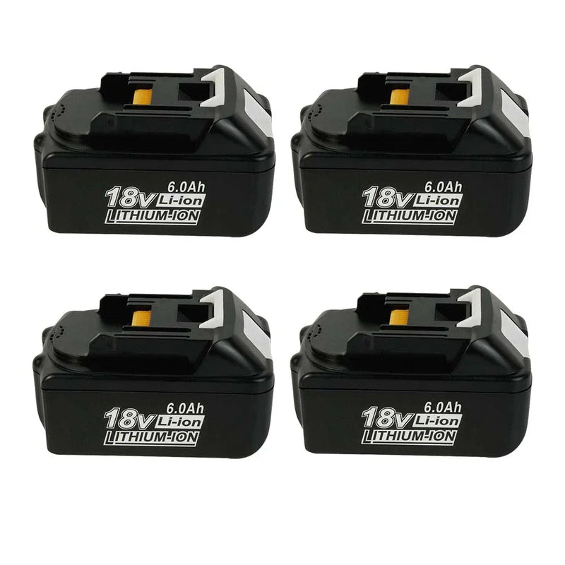 For Makita 18V Battery Replacement | BL1830 6.0Ah Li-ion Battery 4 Pack - Triple-Batteries