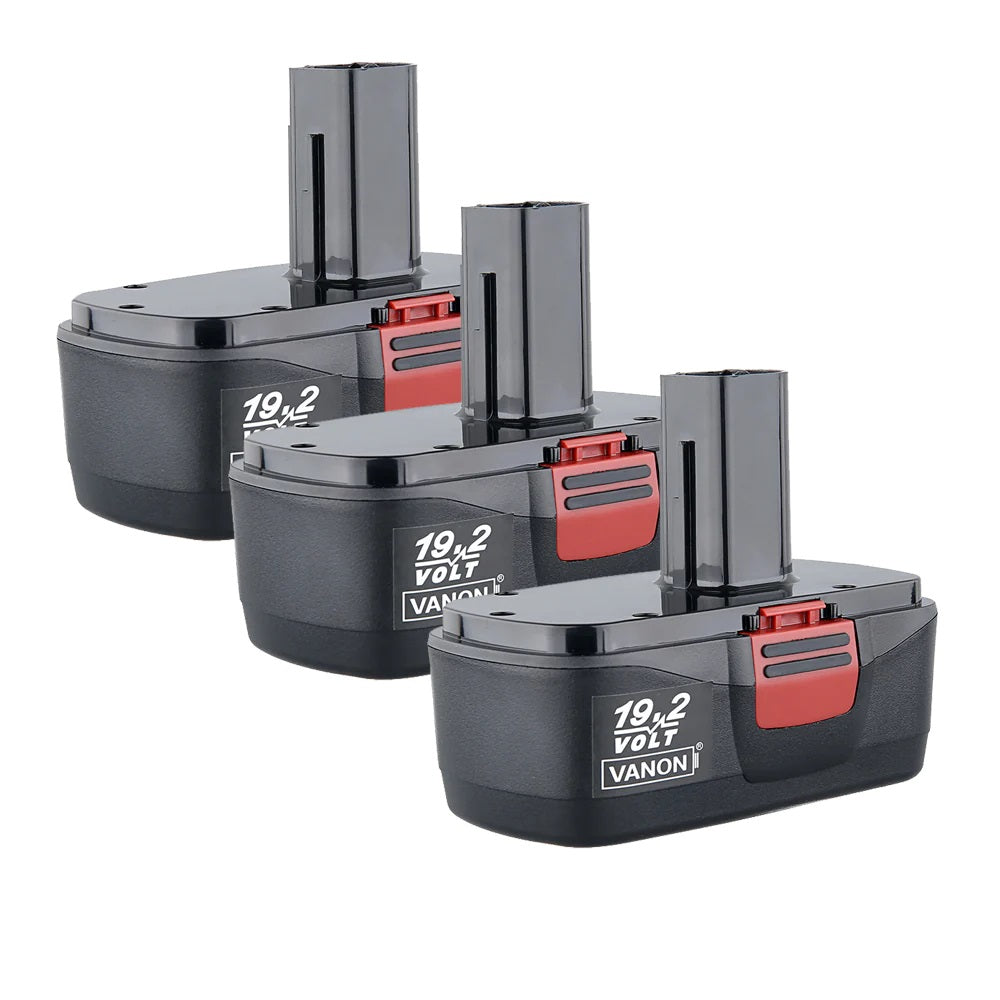 For Craftsman 19.2V Battery Replacement | 130279005 4.8Ah Black Battery 3 Pack