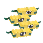 5.2Ah For iRobot Roomba 14.4V Battery Replacement | High Capacity NI-MH Yellow 4 Pack - Triple-Batteries