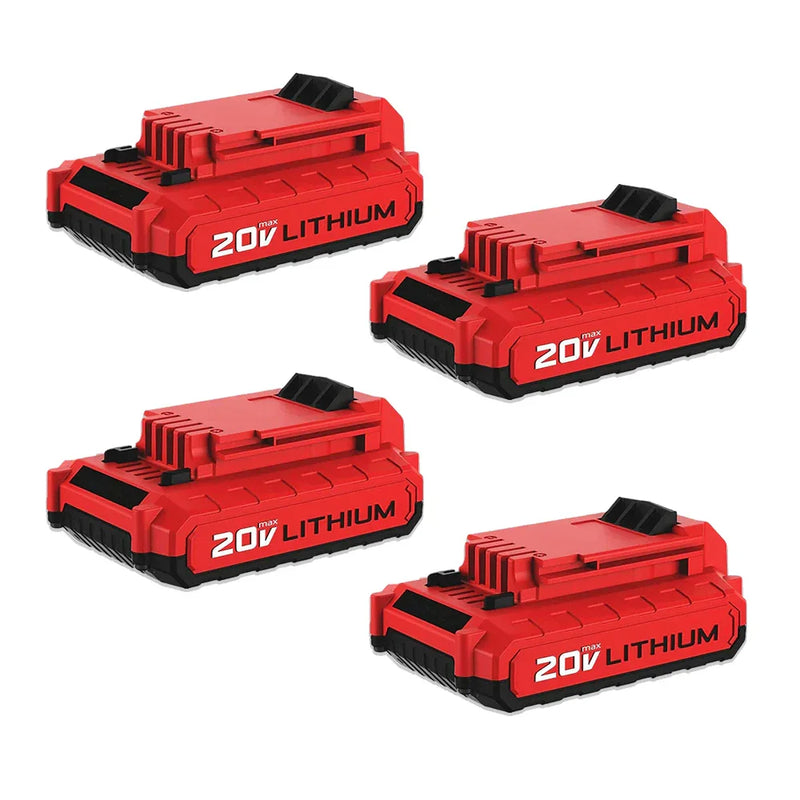 For Porter Cable 20V Battery Replacement | PCC680L 3.0Ah Li-ion Battery 4 Pack - Triple-Batteries