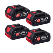 For Bosch 18V Battery Replacement | BAT610G 6.5Ah Li-ion Battery 4 Pack - Triple-Batteries