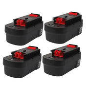 For Black and Decker 18V Firestorm Battery Replacement | 4.8Ah Ni-Mh HPB18 Battery 4 Pack - Triple-Batteries