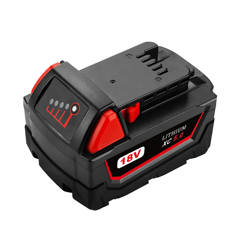 For Milwaukee 18V 5.0Ah M18 Replacement Battery | Cordless Power Tools 18V XC Lithium Battery - Triple-Batteries
