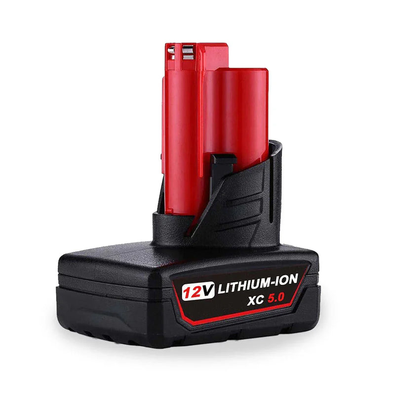 For Milwaukee M12 12V Battery Replacement 5.0Ah Li-ion Battery - Triple-Batteries