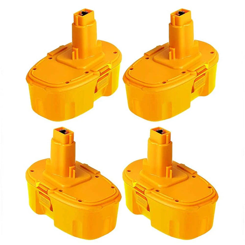 For DeWalt 18V XRP Battery 4.8Ah Replacement | DC9096 DC9099 Ni-Mh battery New Upgraded 4 Pack - Triple-Batteries