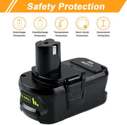 For Ryobi 18V Battery Replacement 6.0Ah | P108 Ryobi Drill Battery - Triple-Batteries