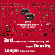 For Milwaukee 18V 5.0Ah XC Battery Replacemen | M18 Li-ion 6 Pack - Triple-Batteries