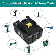 For Makita 18V Battery Replacement | BL1840B 4.0Ah Lithium BL1830 BL1840 BL1845 Battery - Triple-Batteries