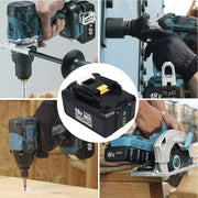 For Makita 18V Battery Replacement With LED Indicator | BL1860B BL1840 BL1850 BL1830 18V 6.0Ah Li-ion Battery 4 Pack - Triple-Batteries