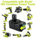 For P108 Ryobi 18V Lithium Battery Replacement | P120 4.0Ah Battery 3 Pack - Triple-Batteries
