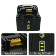6.0Ah For Makita 14.4V Battery Replacement | BL1460B BL1440B BL1430B Li-ion Battery With LED - Triple-Batteries