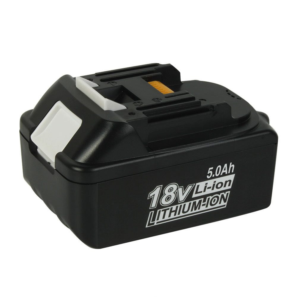 Makita BL1850 Battery | BL1830 BL1840 18V 5000mAh Li-ion Black Battery | left