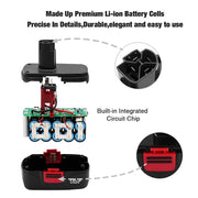 For Craftsman 19.2V 7.0Ah Replacement Battery | 130279005 Black Battery 2 Pack - Triple-Batteries