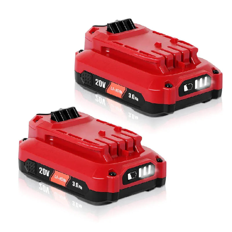 For Craftsman V20 20V 3.0Ah Battery Replacement | CMCB203 CMCB201 Li-ion Battery 2 Pack - Triple-Batteries