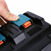 4-Port 18V Lithium-Ion Charger DC18SF for Makita 14.4V-18V Lithium Battery BL1840 BL1850 BL1860 | Replace Makita DC18SF DC18RC Rapid Charger - Triple-Batteries