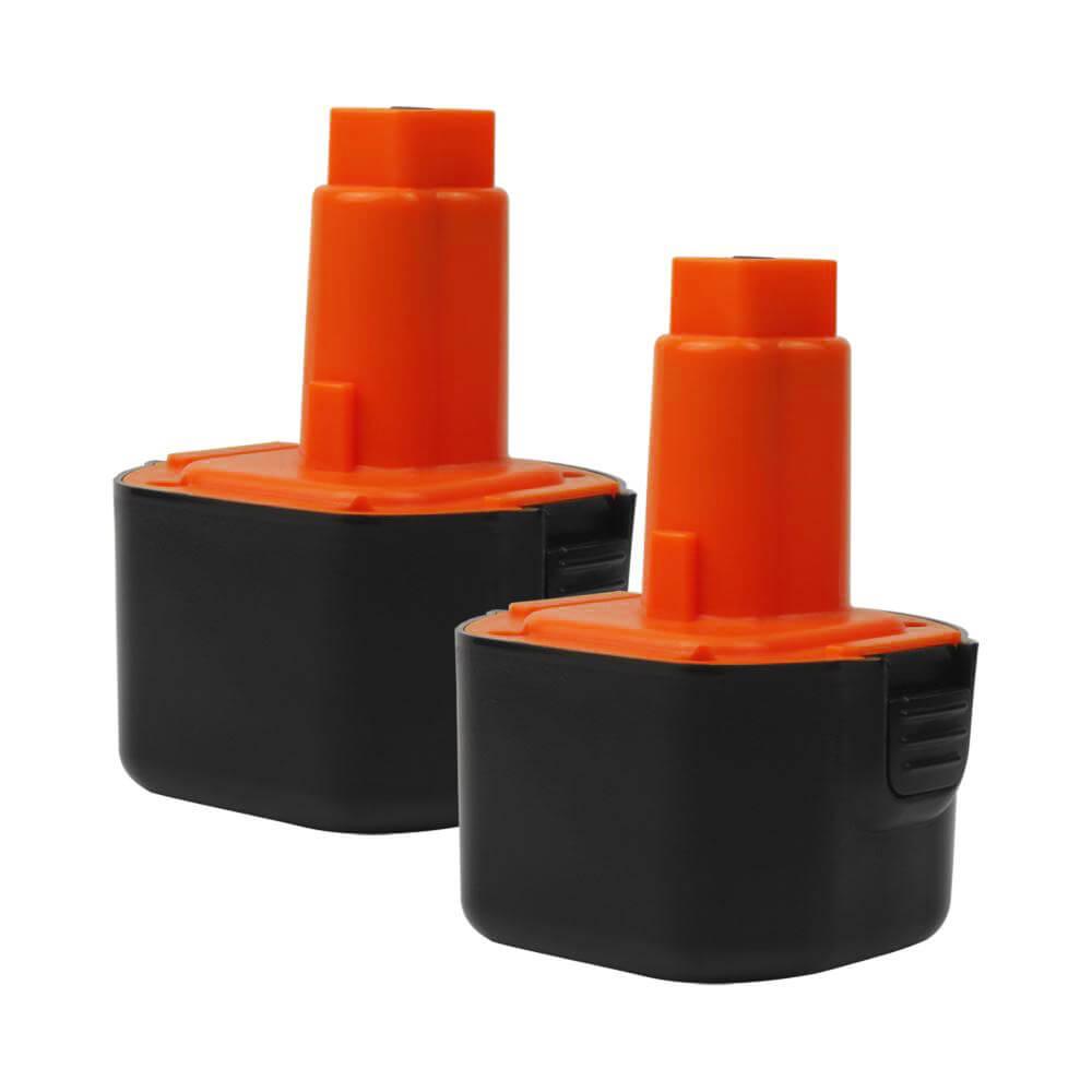 For Dewalt 9.6V Battery Replacement | DC9062 4.8Ah Ni-MH Battery 2 Pack