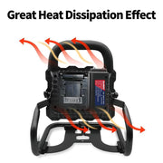 DASNITE Work Light, Cordless LED Light For Outdoor, Garage Workshop, Job Site Work With 5.0Ah For Worx Battery Replacement 2 Pack | 3000LM 35W 6500K - Triple-Batteries