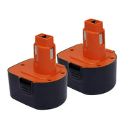 For Dewalt 12V DC9071 Battery Replacement | 4.0Ah Ni-Mh Battery 2 Pack - Triple-Batteries