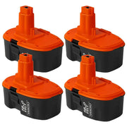 For Dewalt 18V XRP Battery Replacement | DC9096 4.6Ah Ni-MH Battery 4 Pack - Triple-Batteries
