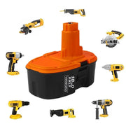 For Dewalt 18V XRP Battery Replacement | DC9096 4.6Ah Ni-MH Battery 2 Pack - Triple-Batteries